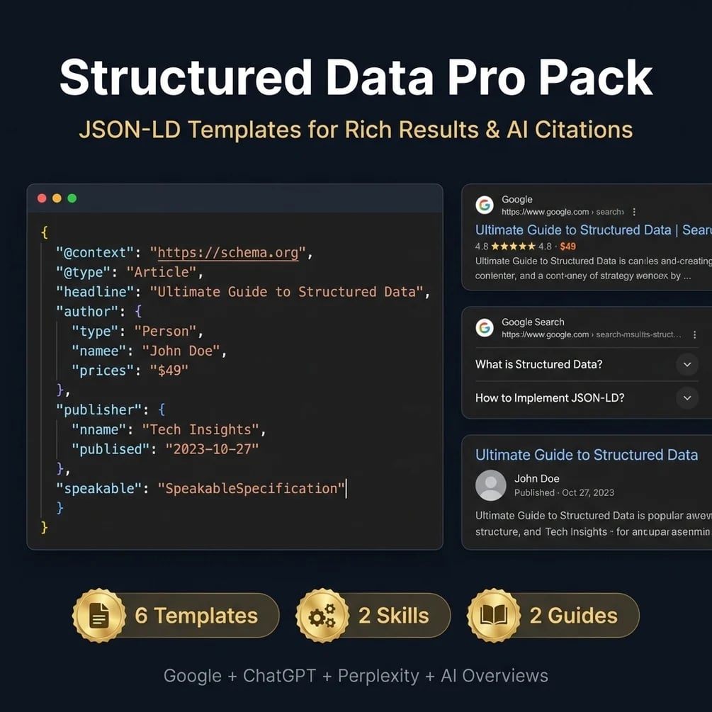 Structured Data Pro Pack — Gumroad digital product
